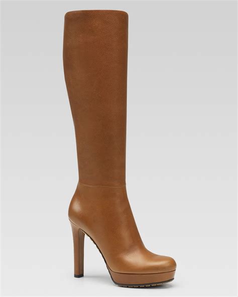 gucci anouk high heel platform boot|Gucci high heel boots.